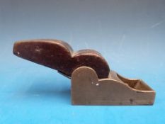 A gun metal chariot plane