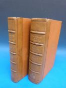 Thomas Dibdin, 'Reminiscences of a Literary Life' (two volumes), 1836, quarter calf library