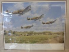 A certified multiple signed limited edition print 226/500 