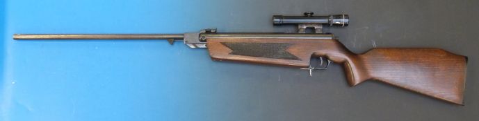 C.Z. Model 631 .177 air rifle, serial number 626882 (with scope)