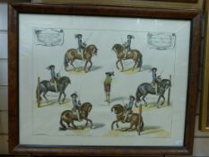 A Lucas Vorsterman coloured engraving 