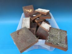 A large collection of photographic blocks