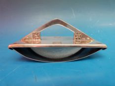 An Art Nouveau WMF plated desk blotter