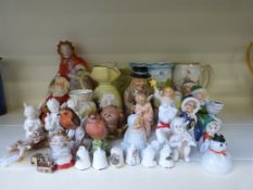 A collection of Royal Doulton Seriesware, Toby, Churchill jug etc