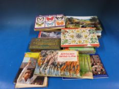 A quantity of mainly tea cards, some cigarette cards, packaging etc