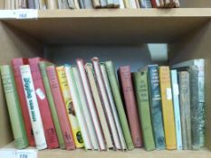 Sundry books including works by Enid Blyton, Captain W E Johns (Biggles), 1919 edition of The
