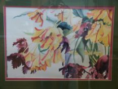 Five various framed and glazed prints