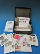 A quantity of stamps, loose and first day covers