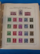 Lighthouse and Schaubek albums, a stockbook of USA stamps and a Scott specialised USA catalogue