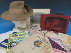 A quantity of military ephemera relating to Captain John Hartland including a large collection of