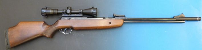 A  BSA Superstar .25 air rifle, serial number APH2115 with Howke 3 x 9 x 40 scope