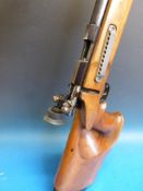 A Valmet .22 target rifle, serial number 8441.  PLEASE NOTE THAT A VALID RELEVANT FIREARMS/SHOTGUN