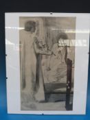 Dante Gabriel Rossetti (Pre-Raphaelite). Original Platinotype photograph by Frederick Hollyer 