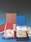 A mixed crate of UK and world stamps and covers