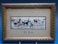 A framed stevengraph 