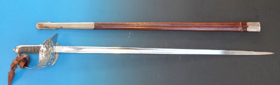 An Edward VII 1897 pattern infantry officer's sword by Henry Wilkinson, inscribed to blade 