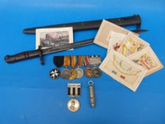 A WW1 and WWII medal group comprising 6 medals awarded  to 52109 Pte. R.O.J Whitemore Gloucester