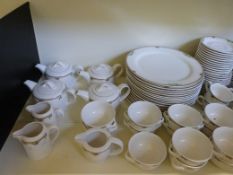 112 pieces of Villeroy & Bosch 'Adriana' dinner ware to include 16 dinner plates, 24 cake plates,