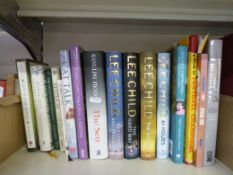 A quantity of books to include works by Lee Child, Ranulph Fiennes and gardening etc
