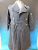 An RAF greatcoat, size 8, dated 1966