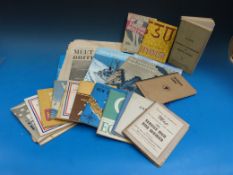 A collection of pamphlets by country issued to British Delegation on the West Coast of America in