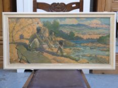 Robert Wesley Awick: A pair of prints of native American Indians