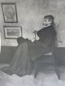 James McNiell Whistler portrait of Thomas Carlyle (Image: 34 x 28cm)
