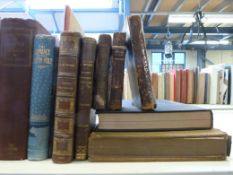 A selection of volumes including the works of William J Locke, Graham Green, Laurie Lee,