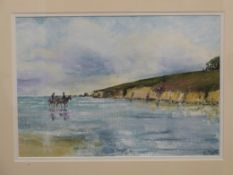 A good collection of watercolours and modern prints, subjects including Henley Regatta, Mendip