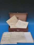 A collection of mainly 19thC local interest and similar indentures including Ruscombe deed of
