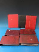 A quantity of first day covers in seven albums