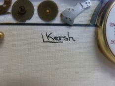 L Kersh clock parts montage depicting a London bus 1918