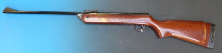 A BSA Meteor .22 air rifle, serial number TF17644