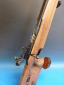 A Walther .22 target rifle with case and sights, serial number 5632.  PLEASE NOTE THAT A VALID