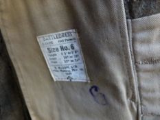 A Royal Army Service Corps WW2 battledress blouse (ribbon for mention in despatches)