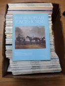A run of The British Racehorse periodicals from 1976-1987 together with five other issues,