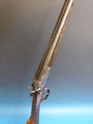 A Belgian .410 double barrelled side by side shotgun, 30 inch barrels, serial number 65392, with