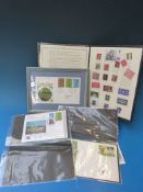 A British Millennium Collection folding and various cricket first day covers