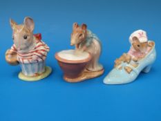 Three Beswick Beatrix Potter figures