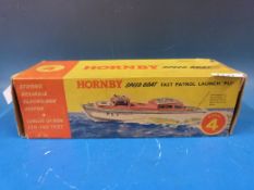 A Hornby clockwork speed boat fast patrol launch PLI,