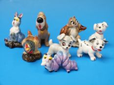 A collection of mainly Disney Wade Whimsies
