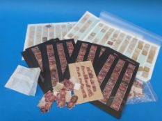 A quantity of GB Penny Red stamps