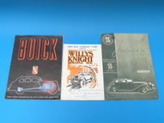 An SS (Jaguar) advertising pamphlet dated 1935,