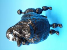 A rare Beswick black standard Poodle 'Ebonit Av Bargett'