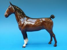 A Beswick Hackney in rare brown colourway