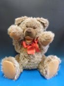 A large Steiff Zoty mohair bear with shaved snout limited edition no.