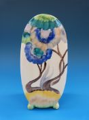 A Clarice Cliff sugar sifter decorated in the 