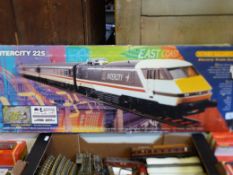 Hornby 00 gauge Intercity train set with additional items in original box