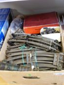 A large quantity of Hornby 0 gauge track (some in original boxes)