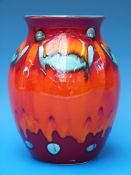 A Poole pottery vase (20cm high)